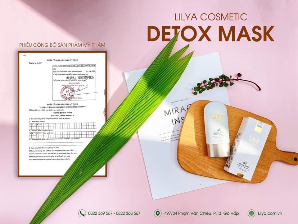 Detox thải độc da mặt Hàn Quốc thương hiệu Lilya, hàng chính hãng độc quyền 
